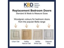 A small selection of Replacement Bedroom Door Colours that we can supply